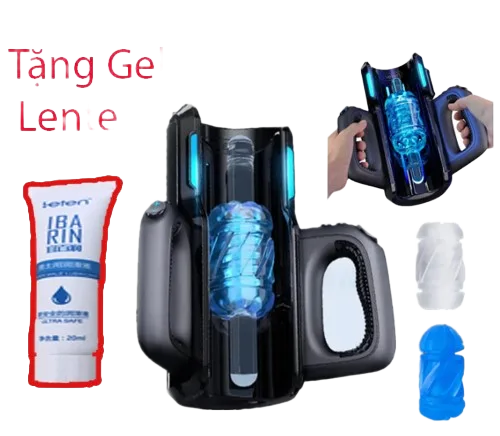 Leten King Pro Masturbator 3D Sound Video Silicone TPE