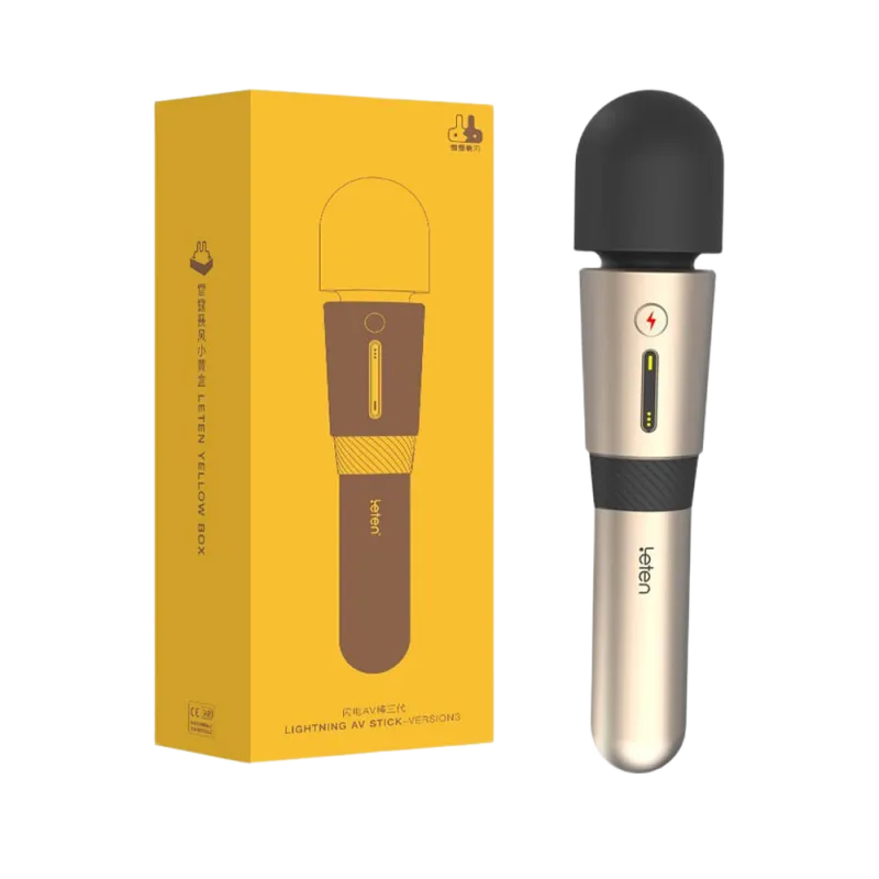Leten Lightning AV Stick V3 Powerful Multi-Speed Vibrator