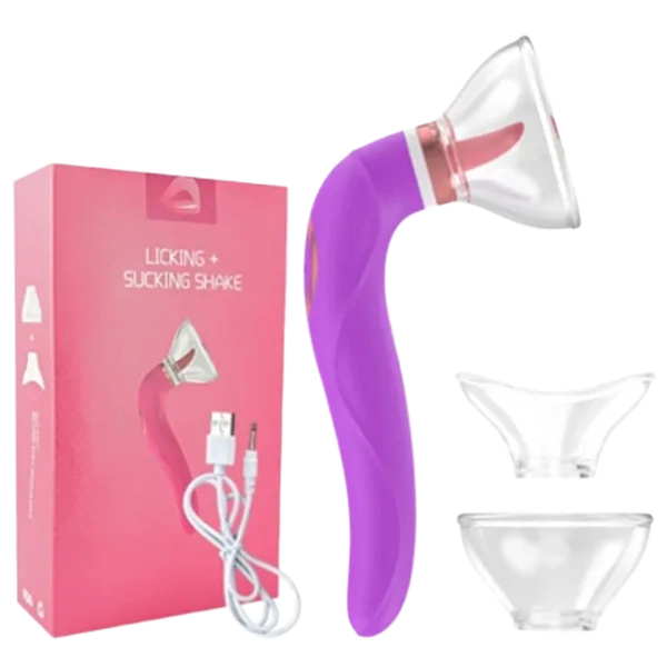 Leten Multi-Function Tongue Licking Vibrator Toy
