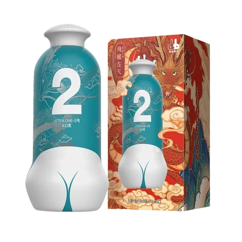 Leten One 2 Green Elastic Male Masturbator Compact Pleasure Device