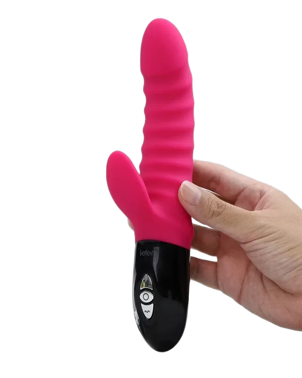 Leten Passionate Warming Vibrating Thrusting Powerful Dildo