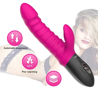 Leten Premium Heating Vibrating Thrusting Silicone Male Toy