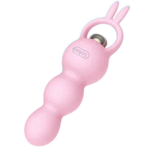 Leten Rabbit Ear Anal Vibrator Waterproof 7 Modes Silky