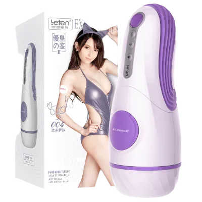 Leten Realistic Vagina Auto Suck Pulse Voice Vibrator