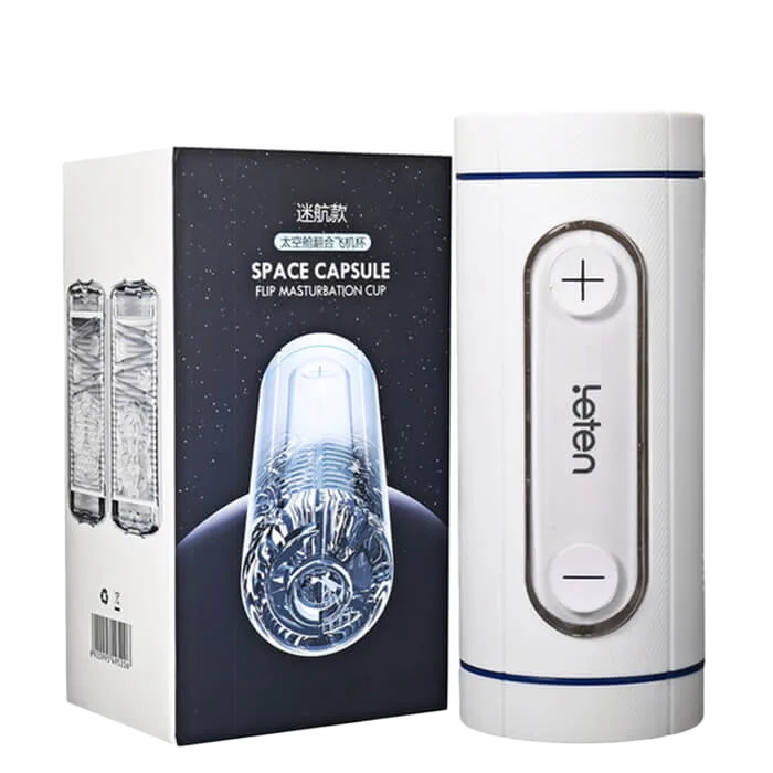 Leten Space Capsule Flip 4D Realistic Male Masturbator Cup