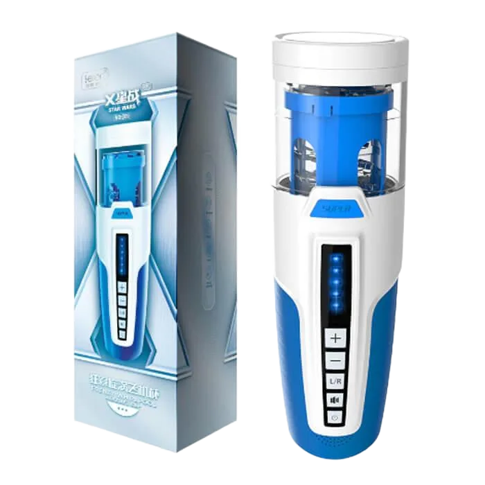 Leten Star War Auto Masturbator Whirlpool Vibration Voice Sound
