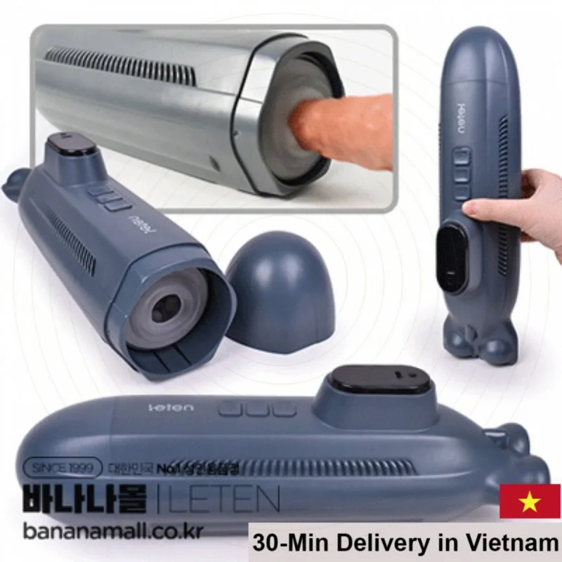 Leten Submerge auto thrust vibrating moaning male masturbator toy