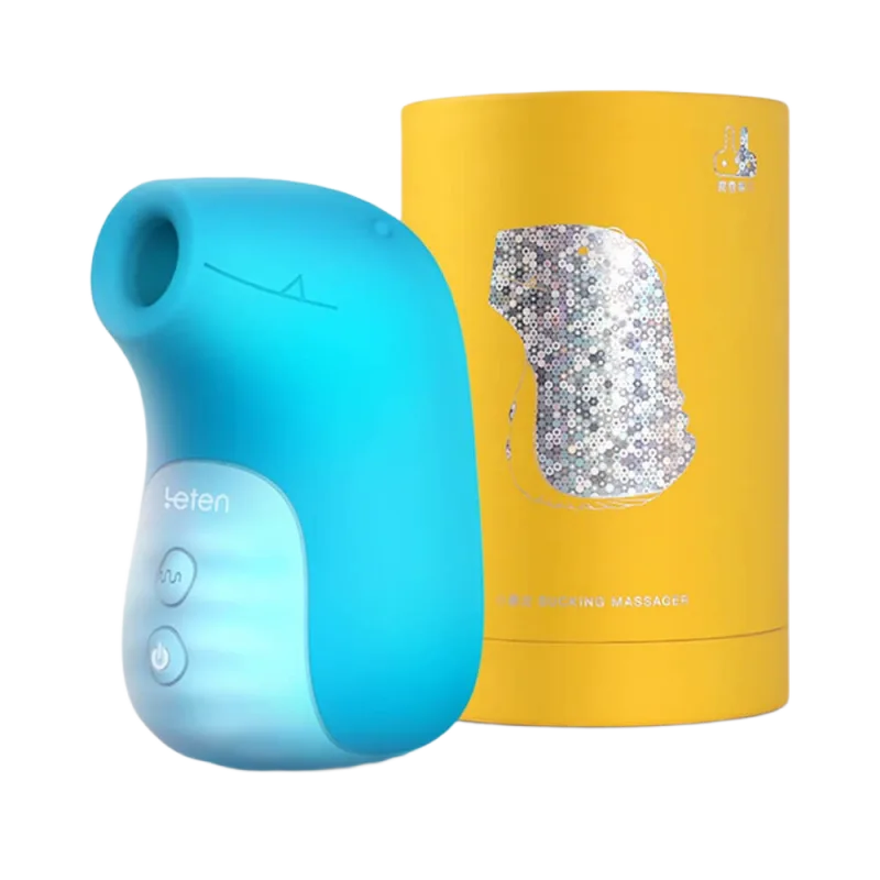 Leten Sucking Massager Heat 40°C Waterproof Soft Silicone