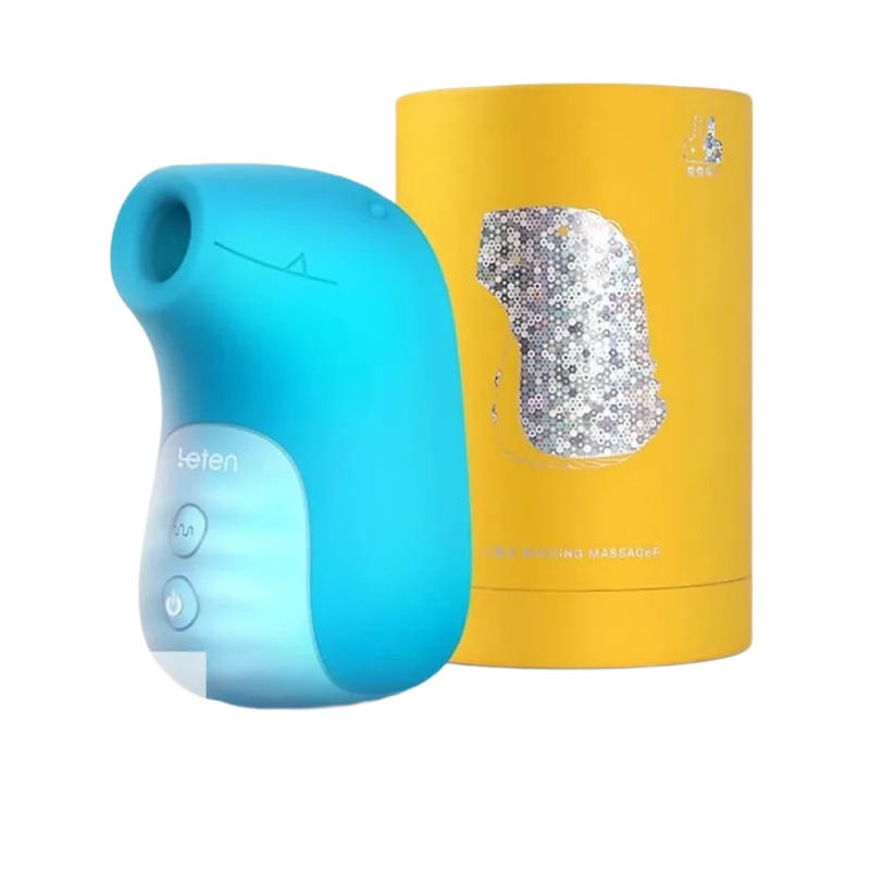 Leten Sucking Massager Heated Wireless 10 Mode Suction Toy