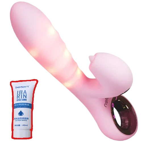 Leten SUCKING VIBRATOR Heat Licking Vibrating G-Spot Toy