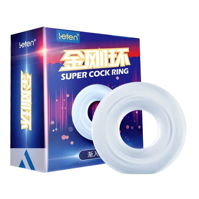 Leten Super Cock Ring Premium Silicone Erection Delay Enhancer