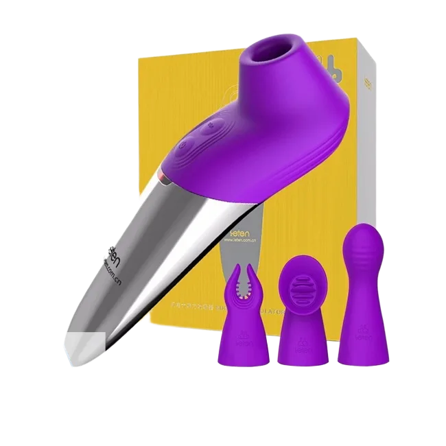Leten Super Strong Heated G-Spot Vibrator Powerful Sucker