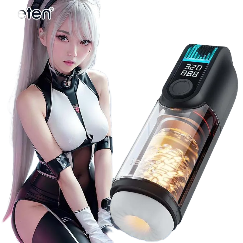 Leten Thunder Black Hole Pro Automatic Thrusting Heated Male Masturbator