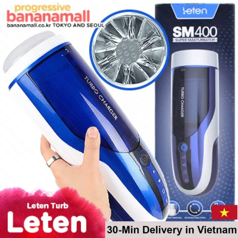 Leten Turbo Charger Rotating Heating Vibrating Male Masturbator
