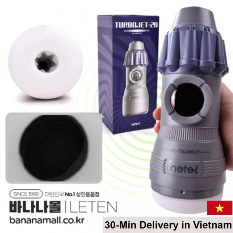 Leten TurboJet 20 Vibrating Oral Suction Blow Toy
