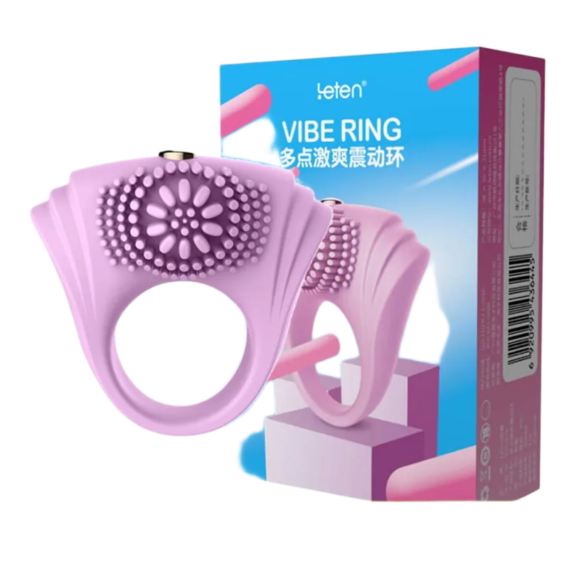 Leten Vibe Ring Spiked Vibrating Cock Enhancer