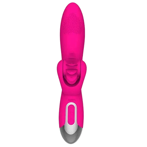 Leten Windmill Multifunctional Vibrating Tongue Male Dildo Pink