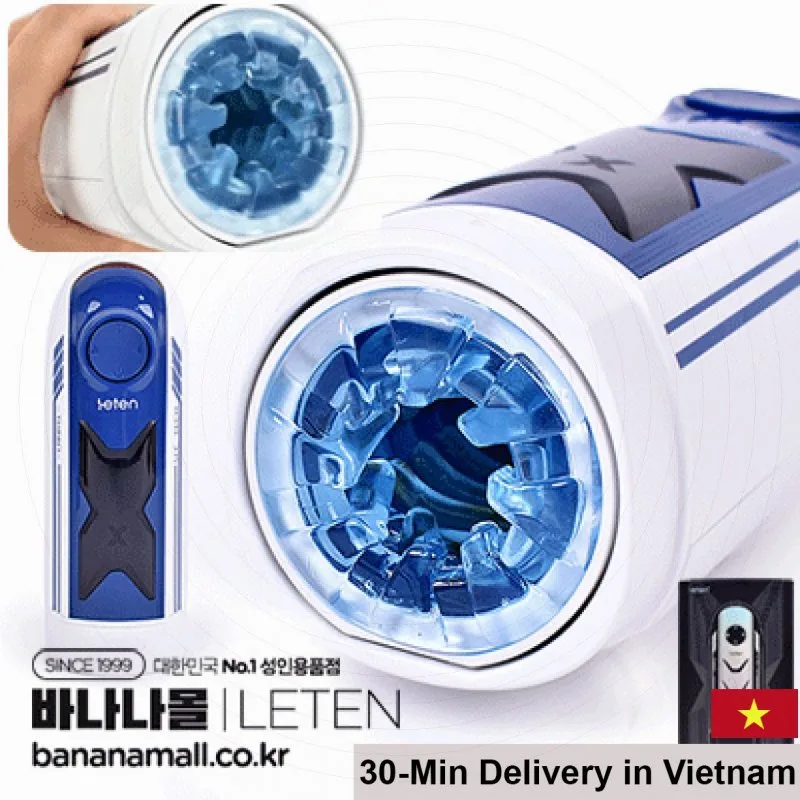 Leten X-Speed Automatic Strong Thrusting Heated Masturbator