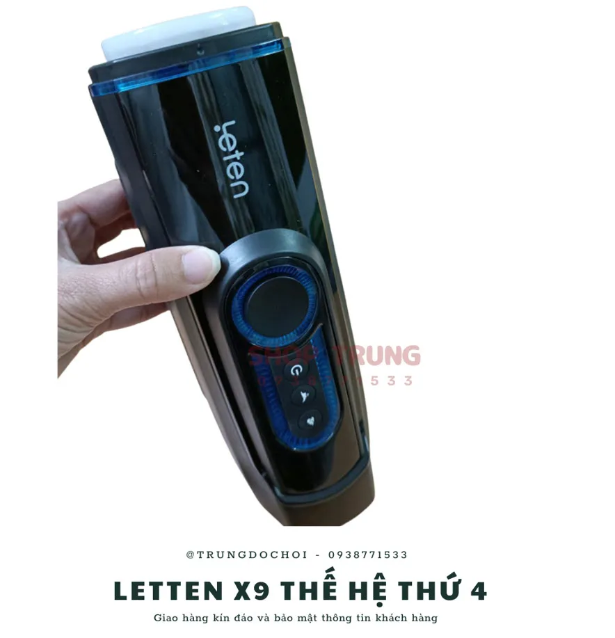 Leten X9 Powerful Piston Male Masturbator 10 Speeds — photo 3