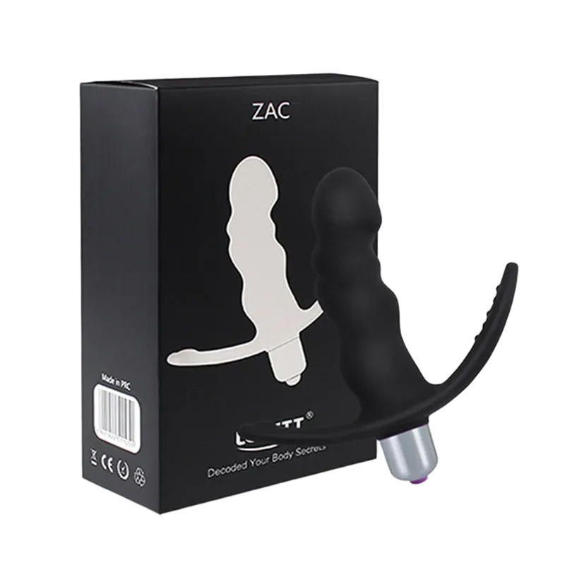 LEVETT Zac 16 Mode Waterproof Anal Stimulator ABS Silicone Black