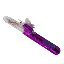 Libo Butterfly High-End Silicone Rotating Vibrating Dildo