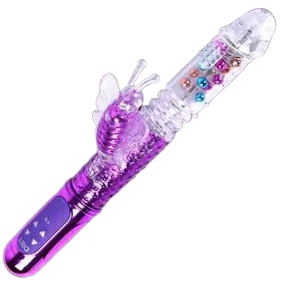 LiBo DC01D LED Vibrating Rotating Masturbator Silicone