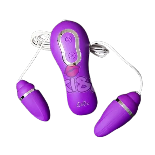 Libo Double-Ended Vibrating Egg Lesbian Adult Toy