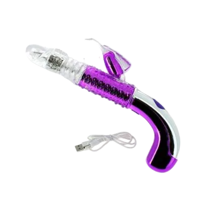 Libo Multifunctional Vibrating Thrusting Silicone Dildo Toy