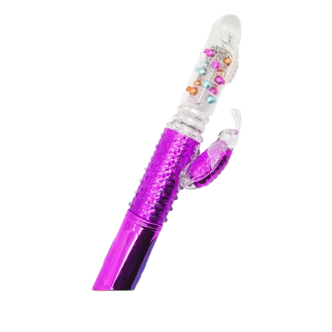 Libo Premium Silicone Vibrating Thrusting Dildo for Women