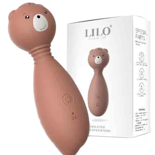 LiLo 12-Mode Bear Shape Vibrating Massager for Sensitive Spots