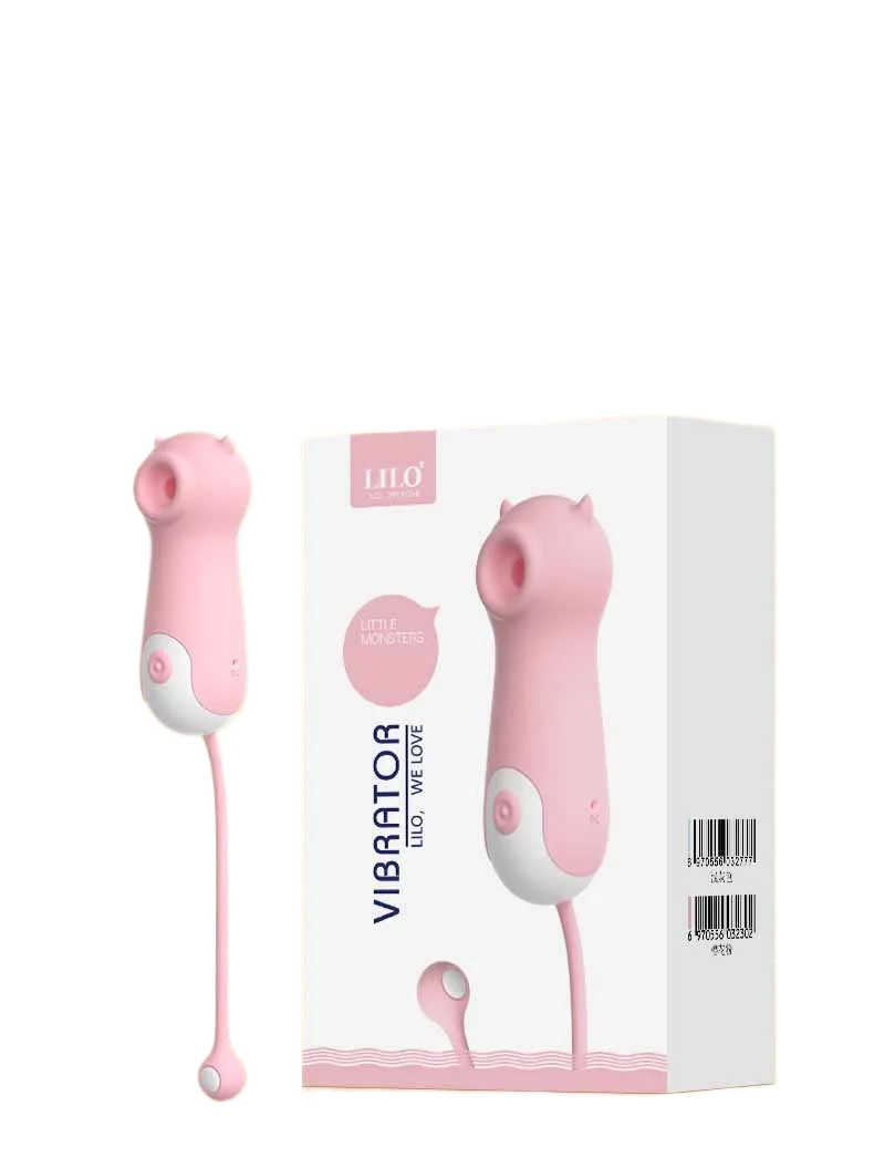 Lilo Bear Silicone + ABS Tongue Sucking Vibe