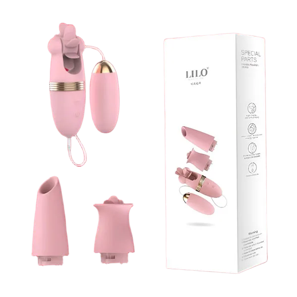LILO Multi-Head Vibrating Egg 12 Modes Clitoral G-Spot Stimulator