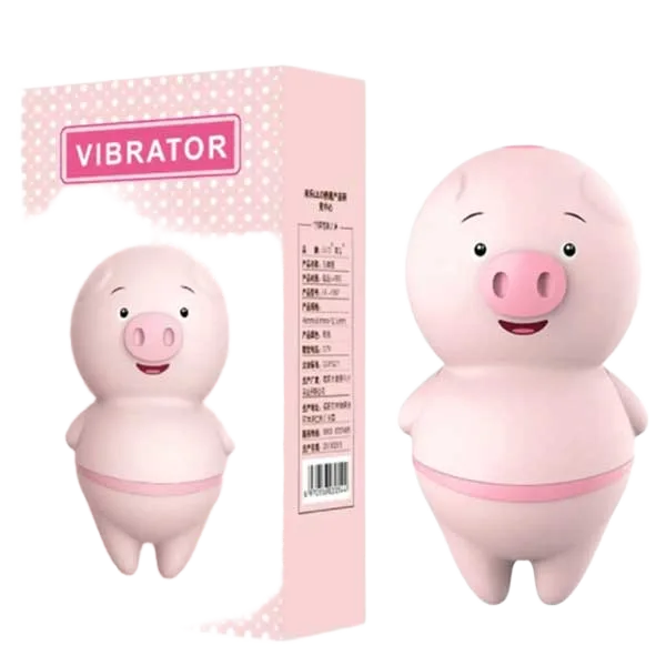 Lilox Cute Pig Licking Tongue Rechargeable Waterproof Vibrator