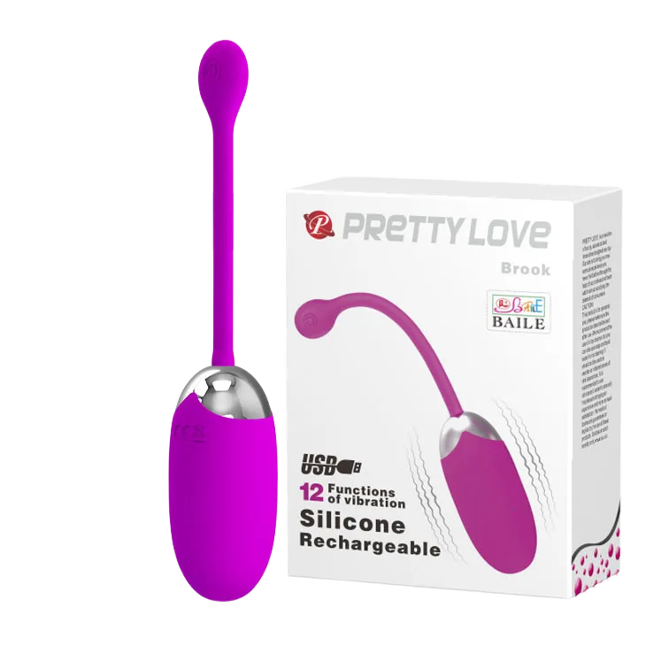 Love Brook 12-Speed Wireless Silicone G-Spot Egg Vibrator