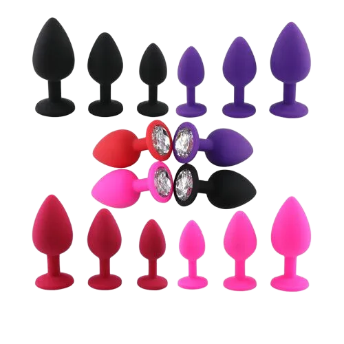 Love Drop Jeweled Anal Stimulator Safe Male Toy