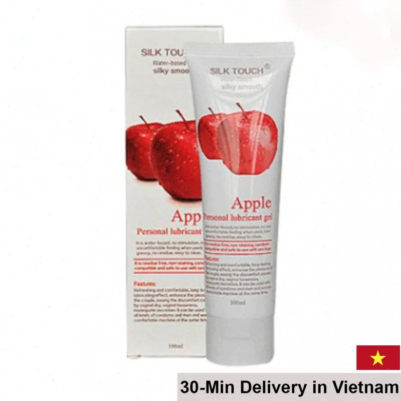 Love Kiss Apple Scented Lubricant Gel For Smooth Sexy Play