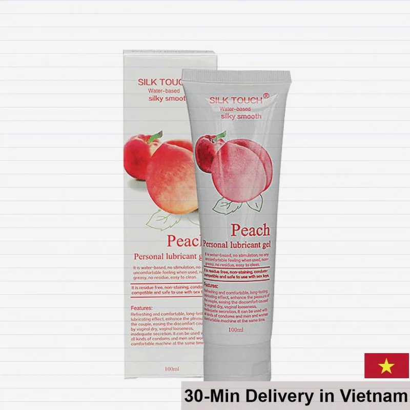 Love Kiss Peach Scented Lubricant Gel Smooth Glide