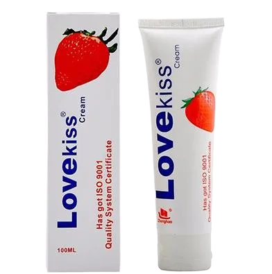 Love Kiss Strawberry Flavored Lubricant Gel Natural Aroma