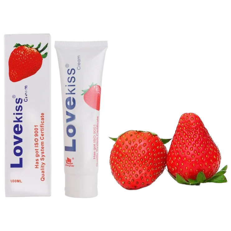Love Kiss Strawberry Flavored Personal Lubricant 100ml