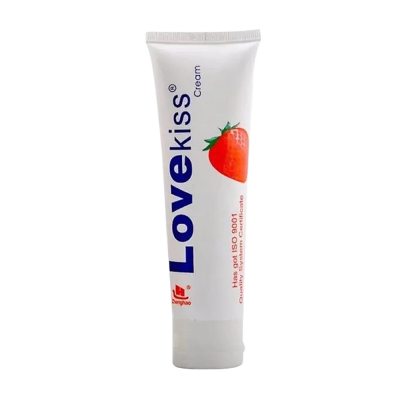 Love Kiss Strawberry Lubricant Gel 100ml Safe Smooth