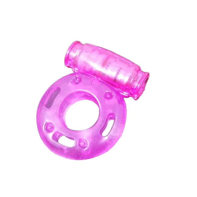 Love Transparent Silicone Vibrating Love Ring for Intense Pleasure