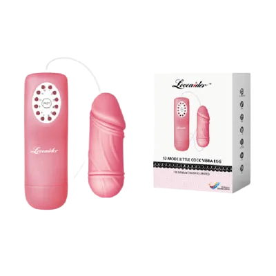 Loveaider 12 Mode Penis Shaped Vibrating Egg Female Massage Toy