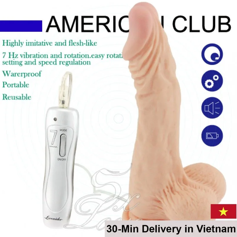 Loveaider 360° Rotating Realistic Silicone Dildo for Women