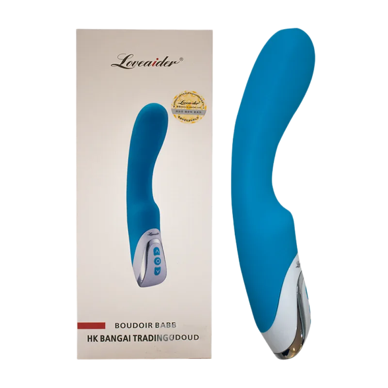 Loveaider Boudoir Babe Blue Multi-Function Soft Silicone Dildo