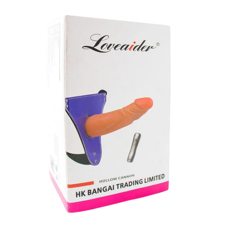 Loveaider Hollow Strap-On Soft Realistic Dildo