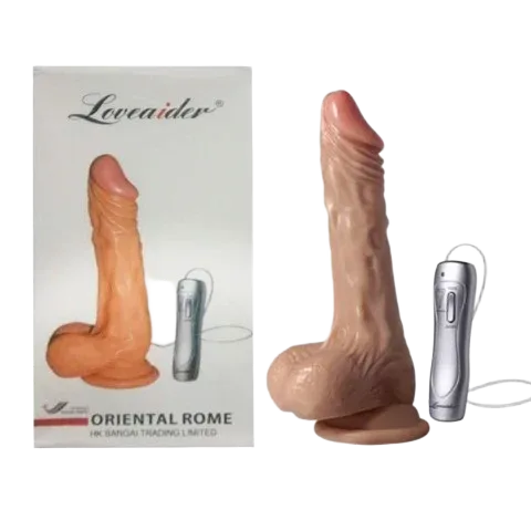 Loveaider Oriental Rome Suction Cup Vibrating Silicone Toy
