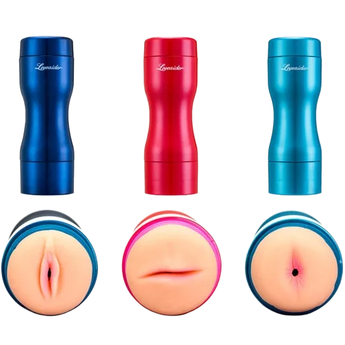 LoveAider Premium Vibrating Masturbation Sleeve USB Rechargeable
