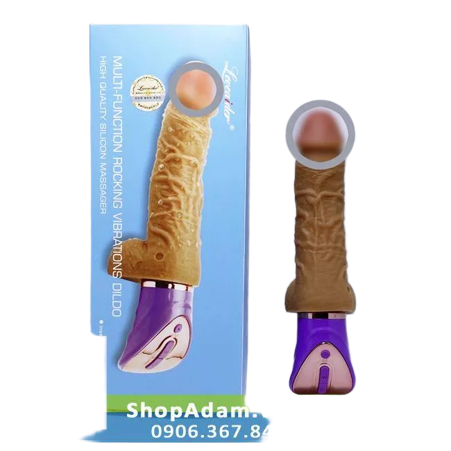 Loveaider Realistic Warm Spinning Vibrating Dildo