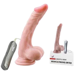 Loveaider Soft Realistic Male Dildo Vibration Rotation
