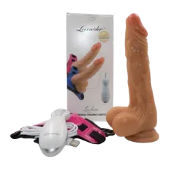 Loveaider Strap-On Vibrating Dildo for Lesbians Realistic Feel